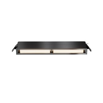 Встраиваемый светильник DL100-12W2.7-3-4K-B 22,6*2,9*-3,5 см, *LED*12W, 4000K, Maytoni technical Parete DL100-12W2.7-3-4K-B, Черный, вр 2,6*22 см