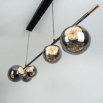 Светильник 120*33*-23 см, *LED*35W, 3000-6000K, Modestyle  MS.2337.1200, Чёрный, Золото