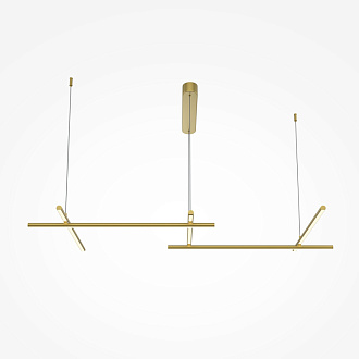 Подвесной светильник 172,4*73,5*310 см, LED, 50W, 3000К, Maytoni Radiance MOD278PL-L50G3K золото матовое