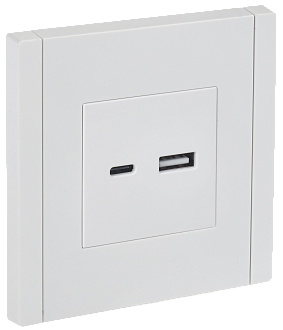 Розетка USB A+C 3,1А FP250 белый IEK FORTE&PIANO, FP-U22-D31-K01