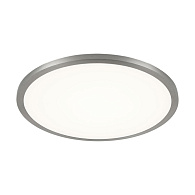 Светильник, 14 см, 15W, 3000К, хром, теплый свет, Citilux Омега CLD50R151, встраиваемый LED, вр 12,5 см