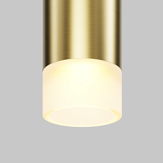 Трековый подвесной светильник 1,8*31 см, LED 3W 2700K Maytoni Technical Accessories for tracks Levity Skim TR191-1-3W2.7K-M-BBS черный и Латунь