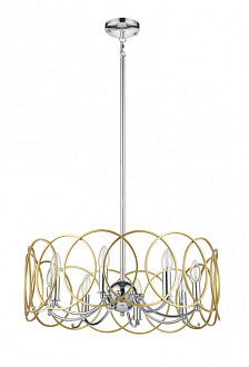 Подвесная люстра  60*100 см, 8*E14 хром Vele Luce Vita VL4234P08