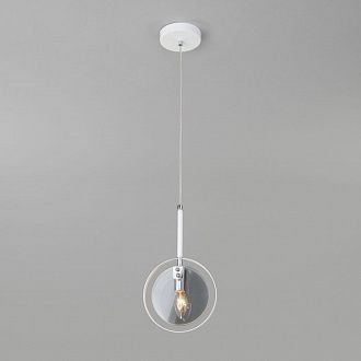 Подвесной светильник с плафоном 19 см Eurosvet Gallo 50121/1 белый