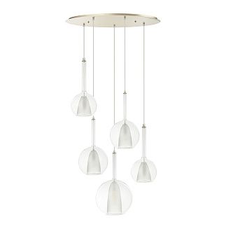 Подвесной светильник * см, 5*E14, 40W, Arte Lamp Gala A2720SP-5SG, Матовое Золото