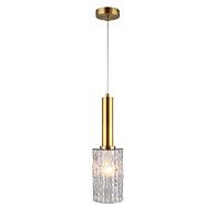 Подвесной светильник 12*50-150 см, 1*E27, 40W, Aployt Henrite APL.310.16.01, латунный