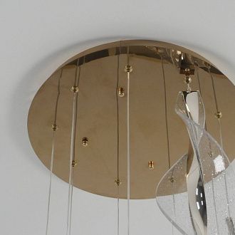 Светильник DZN-21717 ЗОЛОТО D400/H3000/9/LED/./4000K звёздное небо D120/H300 SPRAY2 25-03 VST
