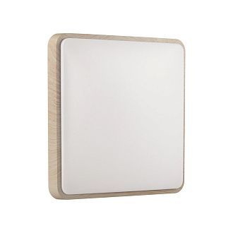 Cветильник 48*6 см, LED 72W, 3000-4200-6300 К, IP43, белый/бежевый под дерево, пластик Sonex Merto, 7608/EL