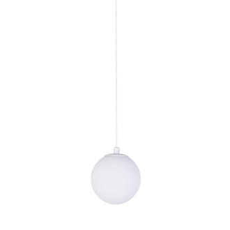 Подвес Favourite Unika 4156-1P, D100*H150/1650, подвесной светильник на шинопровод белого цвета с плафоном из белого выдувного стекла