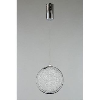 Подвесной светильник 20*50-150 см, 1*LED, 7W, K, Aployt Yulali APL.048.16.07, хром