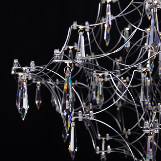 Подвесной светильник 80 см, LED 3000K LOFT IT Mira 10259/800 Silver Asfour серебро