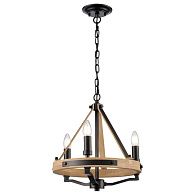 Подвесной светильник 37 см, Wertmark Brenda WE586.03.023, черный