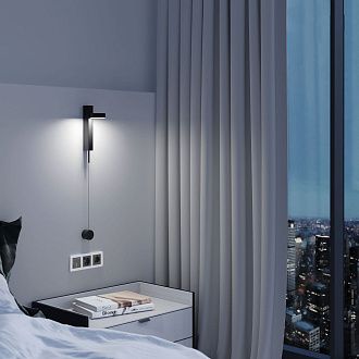 W1110144 Выключатель одноклавишный с подсветкой, графит акрил Werkel, 4690389197413