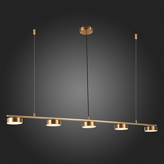 Светильник подвесной 118*10 см, 35W 3000K ST LUCE PANCES SL6000.303.05 Латунь