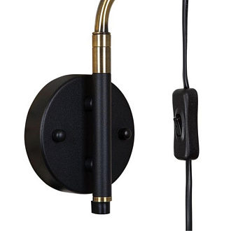 Светильник настенный 16*45*23 см, 1*E27 ARTE Lamp ZETTA A7055AP-1BK черный