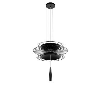 Подвесная люстра 40 см, Loft IT Star 10141B/400 Black, черный