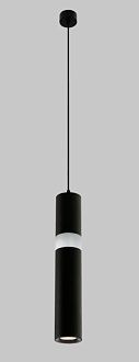 Светильник подвесной 6 см, 1*5W/10W/15W, 4000K, Crystal Lux CLT 038C360 BL Черный
