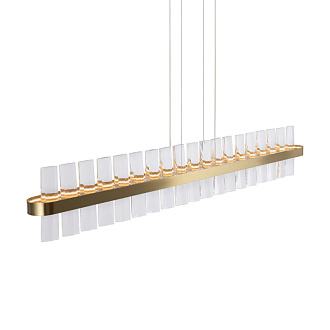 Подвесной светильник 8*110*25 см, LED 48W, 3000К, Латунь Maytoni Mirage MOD173PL-L48BS3K