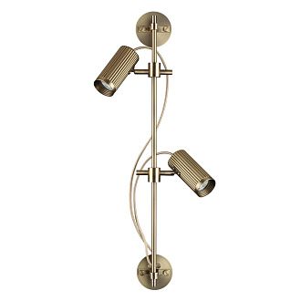 Настенный светильник 68,35 см, 2*LED GU10*10W Odeon Light MANCHESTER 7013/2W бронзовый