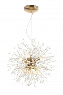 Люстра подвесная Stilfort 2123/03/08P, диаметр 40 см, золото