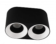 Светильник 19*10 см, MR16(G5,3) 10W, Denkirs DK3096-BW+BK черный