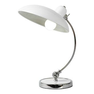Настольная лампа 46 см, Lussole Falcon LSP-5006, белый-хром