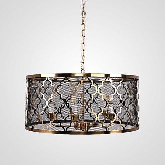 Подвесная люстра Romeo Five Light Pendant Lamp design by Cyan Design 63*63*39 см, 5*E14*40W, ImperiumLoft 40.1036, Латунь