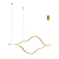 Подвесной светильник 46*3*120 см, 1*LED, 34W, 3000K Arte Lamp Odyssey A2911SP-34GO, Золото