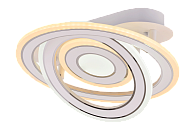 Люстра Ø360 x H100, мм, 86W 3000K-6500K, WT+CR (Белый+Хром) Sfera Sveta 55634/3 WT+CR