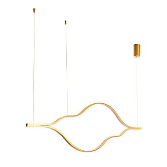 Подвесной светильник 46*3*120 см, 1*LED, 34W, 3000K Arte Lamp Odyssey A2911SP-34GO, Золото