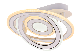 Люстра Ø360 x H100, мм, 86W 3000K-6500K, WT+CR (Белый+Хром) Sfera Sveta 55634/3 WT+CR