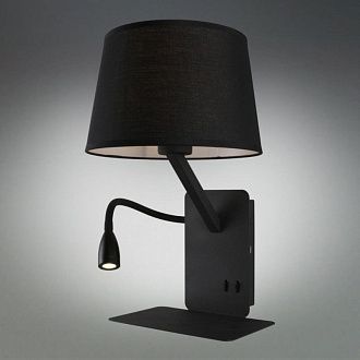 Бра 23*25*38,5 см, 2*E27, 60W, Omnilux Omnilux 628 OML-62811-02, черный
