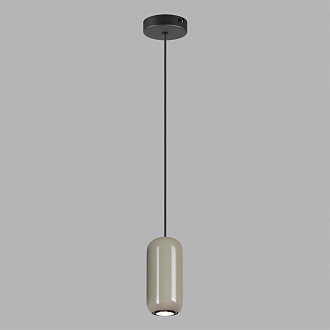 Подвес 7,6*7,6*120 см, 1 GU10*4W, Odeon Light Ovali, черный 5053/1D