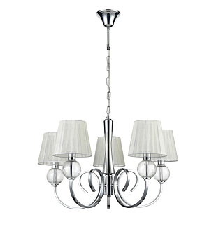 Подвесная люстра  66*89 см, 5*E14 хром Vele Luce Percy VL1971L05