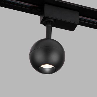 Трековый светодиодный светильник для однофазного шинопровода Ball Черный 8W 4200K LTB76 Elektrostandard
