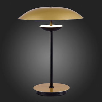 Настольная лампа 35 см, 12W, 3000K ST LUCE ARMONICO SL6502.204.01 Золотистый/Черный