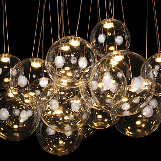 Подвесной светильник 65 см, 24*LED*5W 3000K LOFT IT Pop it 10270/D24 золото