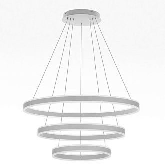 Люстра 80*120 см LED*195 W, 3000 / 5500 К Citilux Дуэт Белый CL719680
