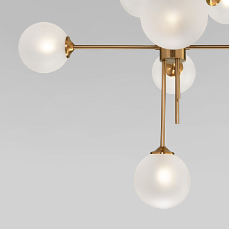 Потолочный светильник 72*87 см, 8*G9 Eurosvet 50383 латунь a066796