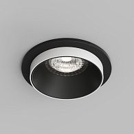 Светильник встраиваемый 9*9*4,3 см, вр 6,5 см, 1*GU10*50W, Denkirs Lemvik DK2400-BK, черный