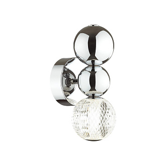 Светодиодный светильник 29 см, 4W, 4000K, Odeon Light CRYSTAL 5007/4WL, хром