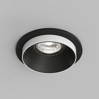 Светильник встраиваемый 9*9*4,3 см, вр 6,5 см, 1*GU10*50W, Denkirs Lemvik DK2400-BK, черный