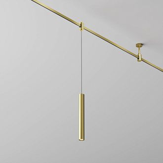 Трековый светильник  TR155-1-5W3K-BS **-30 см, *LED*5W, K, Maytoni technical FLARITY TR155-1-5W3K-BS, Латунь