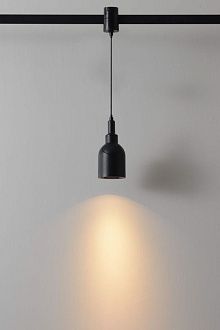 Трековый светильник для гибкой магнитной системы 10 см, 7W, 2700-6500K, Crystal Lux Trace 48V CLT 0.37 005 7W BL SMART, черный