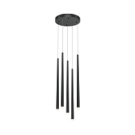 Подвесной светильник 32*32*369,3 см, LED, 31W, 3000К-4000К, Maytoni cascade MOD132PL-L30BK черный