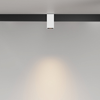 Светильник на шине 19,3*5,3*10,4 см, LED, 7W, 3000К, Maytoni Technical ALFA TR121-2-7W3K-W белый