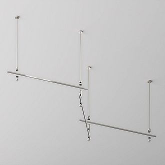 Шинопровод накладной/подвесной  TRX154-111PT 100*0,85*-1,5 см, Maytoni technical FLARITY TRX154-111PT, Платина