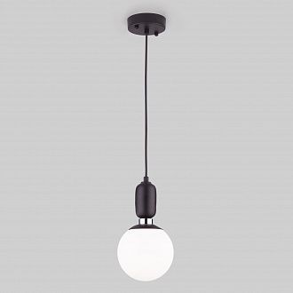 Подвесной светильник с плафоном 13 см Eurosvet Bubble 50151/1 черный
