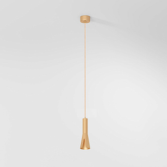 Подвесной акцентный светильник 4*4*142 см, 5W 4000K Elektrostandard Pino 50311 LED золото