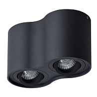 Светильник 17,8*9,5 см, GU10 50W, Arte Lamp Falcon A5645PL-2BK черный